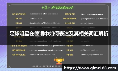 足球明星在德语中如何表达及其相关词汇解析
